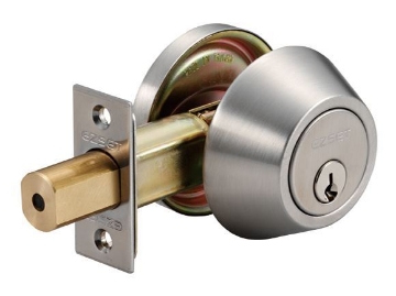 Show details for Ezset Deadbolt Single Cyl. Zinc. Cyl. House Satin Stainless Steel EZSET-200D-US32D