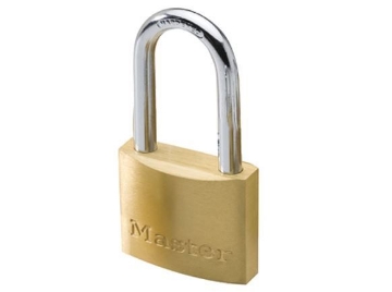 Show details for Master Lock 40MM Long Shackle Brass Padlock, MSP1902DLF Picture of Master Lock 40MM Long Shackle Brass Padlock, MSP1902DLF