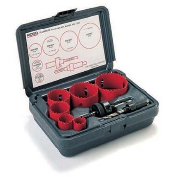 Show details for Ridgid Hole Saw Plumber's Kit No.1248 Hole saw plumber's kit (7/8", 1 1/8", 1 1/2", 1 3/4", 2 1/4", 2 5/8")