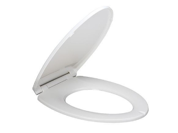 Show details for Eurostream Toilet Seat Elongated White DZA623 Picture of Eurostream Toilet Seat Elongated White DZA623