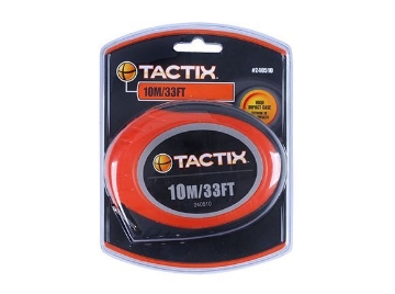 Show details for Tactix Long Tape Measure-Steel Blade -10m  (33ft.) Picture of Tactix Long Tape Measure-Steel Blade -10m  (33ft.)