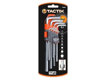 Show details for Tactix  9 pcs. Allen Wrench - Metric Picture of Tactix  9 pcs. Allen Wrench - Metric