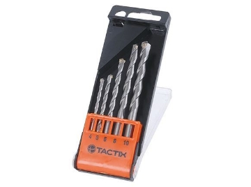 Show details for Tactix Concrete Drill Bits. 5 pcs. Picture of Tactix Concrete Drill Bits. 5 pcs.
