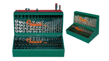 Show details for Hans 125 Pcs. Display Stand - Socket Wrench Metric 6 Pts. Picture of Hans 125 Pcs. Display Stand - Socket Wrench Metric 6 Pts.