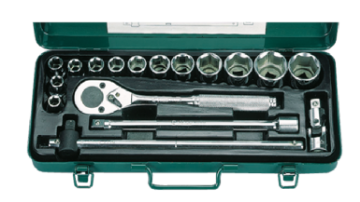 Show details for Hans 17 Pcs. 6 Pts. Socket Wrench Set - Inches Size Picture of Hans 17 Pcs. 6 Pts. Socket Wrench Set - Inches Size
