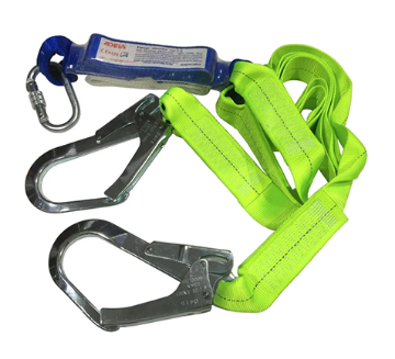 Show details for Adela Lanyard with Absorber Double Webbing Lanyard Double Hook - WF32 Picture of Adela Lanyard with Absorber Double Webbing Lanyard Double Hook - WF32