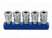 Picture of THB New Improved Steel Body - 1/4" Manifold - Straight Type - 5 Way