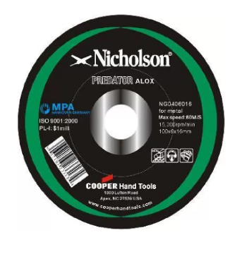 Show details for Nicholson Cutting Wheel Picture of Nicholson Cutting Wheel