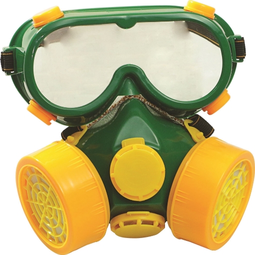 Picture of LOTUS LRMG002 Respirator (DOUBLE+GOGGLES)