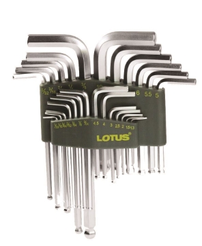Show details for Lotus LBK2153 Ball Hex key set MET 25PC Picture of Lotus LBK2153 Ball Hex key set MET 25PC
