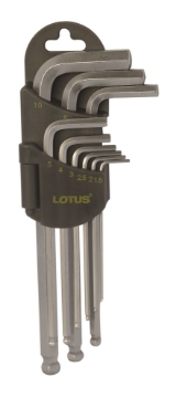 Show details for Lotus LBPH1510 Ball Hex key set MET 9PC Picture of Lotus LBPH1510 Ball Hex key set MET 9PC