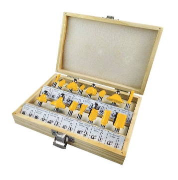 Show details for Lotus LRB015 Router Bit Set 15pc Picture of Lotus LRB015 Router Bit Set 15pc
