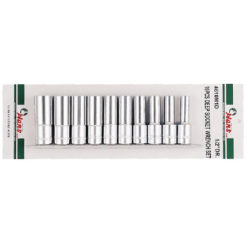 Show details for Hans 4610-2A1D 1/2" Drive  Deep Socket Set (12 Points) Picture of Hans 4610-2A1D 1/2" Drive  Deep Socket Set (12 Points)