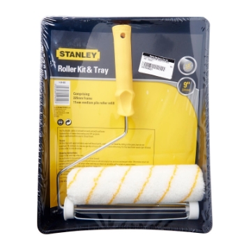 Show details for Stanley Cage Frame Paint Roller And Tray Set 29-822-1-23 Picture of Stanley Cage Frame Paint Roller And Tray Set 29-822-1-23