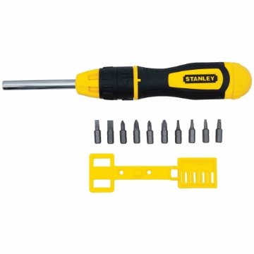 Show details for Stanley Multi Bit Screwdriver Set With Precision Bi Material 09PCS. -ST68070 Picture of Stanley Multi Bit Screwdriver Set With Precision Bi Material 09PCS. -ST68070