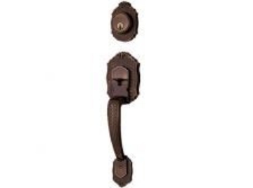 Show details for Ezset 1C Deadbolt Antique Brass Double Hadle EZBP400PEUS55 Picture of Ezset 1C Deadbolt Antique Brass Double Hadle EZBP400PEUS55