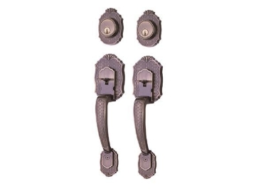 Show details for Ezset 2C Deadbolt Antique Brass Double Handleset EZBP410PEUS5 Picture of Ezset 2C Deadbolt Antique Brass Double Handleset EZBP410PEUS5