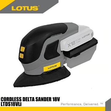 Show details for LOTUS Delta Sander 18V X-LINE LTDS18VLI Picture of LOTUS Delta Sander 18V X-LINE LTDS18VLI