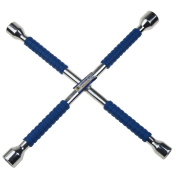 Show details for Cross Rim Wrench, Rubber Grip F0010B Picture of Cross Rim Wrench, Rubber Grip F0010B