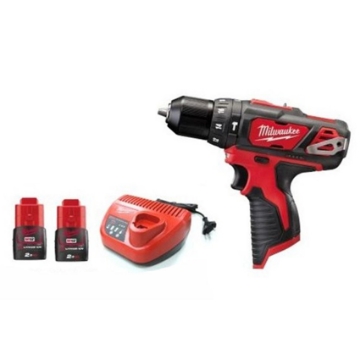 Show details for MILWAUKEE M12 3/8 Chuck Hammer Drill Set M12BPD-202C Picture of MILWAUKEE M12 3/8 Chuck Hammer Drill Set M12BPD-202C