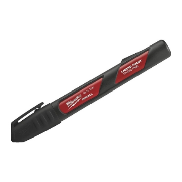 Show details for MILWAUKEE (12) INKZALL Black Liquid Paint Marker 48-22-3731 Picture of MILWAUKEE (12) INKZALL Black Liquid Paint Marker 48-22-3731