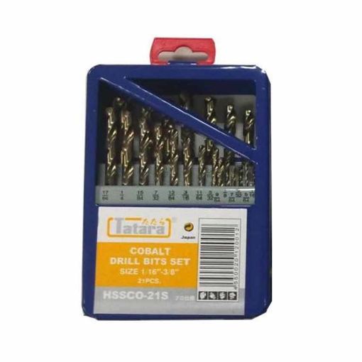 Picture of Cobalt Drill Bits 21 Pieces HSSCO-21S