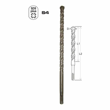 Show details for SDS Plus Concrete Drill Bits (New Head) SDSP-040110 Picture of SDS Plus Concrete Drill Bits (New Head) SDSP-040110