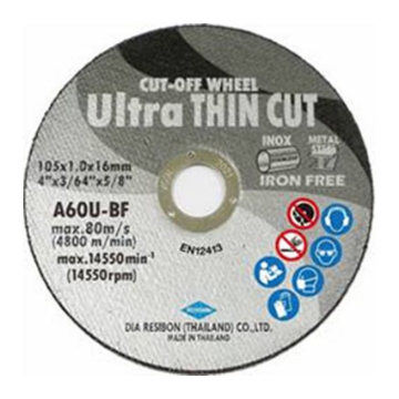Show details for Cut-Off Wheel Ultra Thin UCOWS-105 Picture of Cut-Off Wheel Ultra Thin UCOWS-105