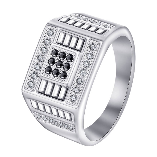 Picture of 925 Silver Jewelry,Mens Ring- SR-368