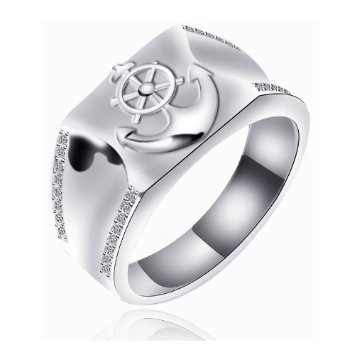 Picture of 925 Silver Jewelry,Mens Ring- SR-390