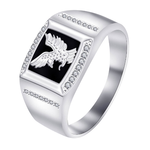 Picture of 925 Silver Jewelry,Mens Ring- SR-399