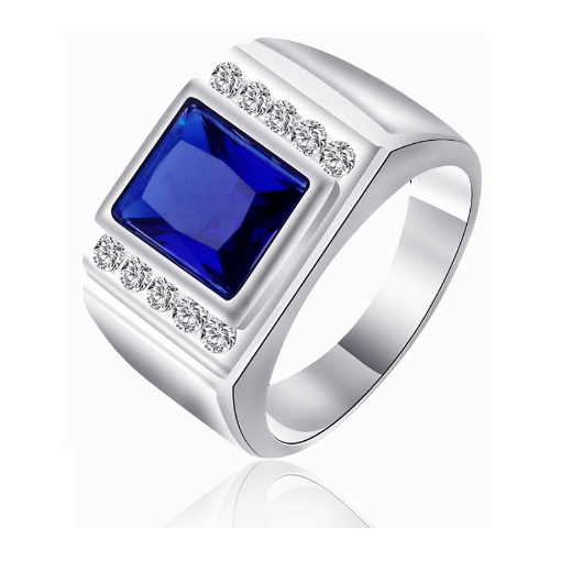 Picture of 925 Silver Jewelry,Mens Ring- SR-414