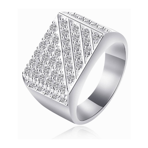 Picture of 925 Silver Jewelry,Mens Ring- SR-419