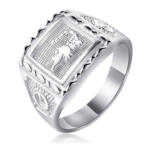 Picture of 925 Silver Jewelry,Mens Ring- SR-431