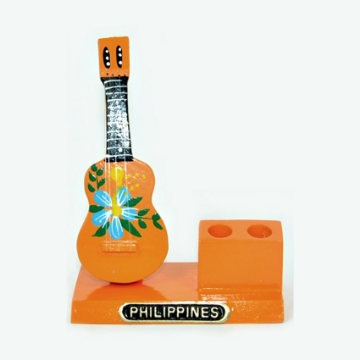 Show details for Wooden Guitar Pen Holder- 0072-0256 Picture of Wooden Guitar Pen Holder- 0072-0256