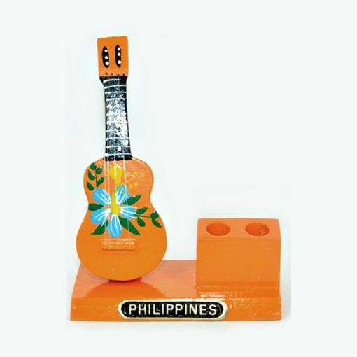 Picture of Wooden Guitar Pen Holder- 0072-0256