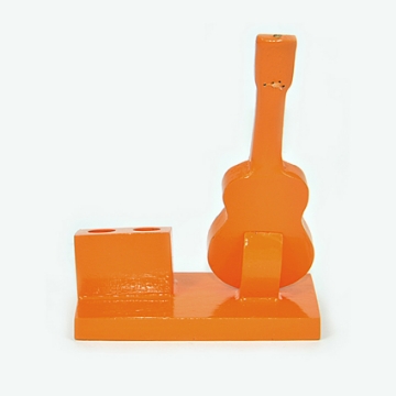 Show details for Wooden Guitar Pen Holder- 0072-0256 Picture of Wooden Guitar Pen Holder- 0072-0256