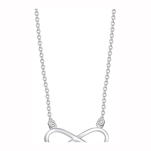 Picture of 925 Silver Jewelry,Center Chain Necklace- LN-107