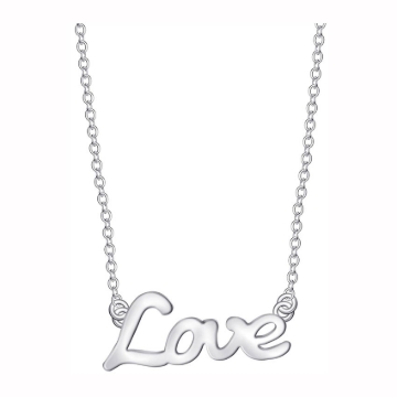 Picture of 925 Silver Jewelry,Center Chain Necklace- LN-110