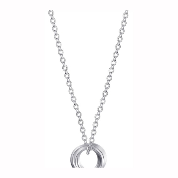 Picture of 925 Silver Jewelry,Center Chain Necklace- LN-118
