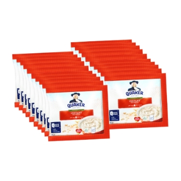 Show details for Quaker Instant Oatmeal 33g (Pack of 20) Picture of Quaker Instant Oatmeal 33g (Pack of 20)
