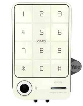 Show details for Yale Digital Door Lock with PIN Code & RF Card Key (Rim Lock) - YDR 333 Picture of Yale Digital Door Lock with PIN Code & RF Card Key (Rim Lock) - YDR 333