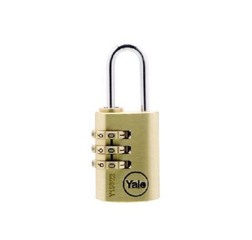 Picture of Yale Class Series Indoor Solid Brass Combination Padlock 22mm - Y150/22/120/1