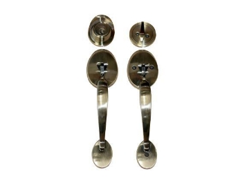 Show details for Yale Handleset Entrance Double Handle Antique Brass - YLHDH5588US5 Picture of Yale Handleset Entrance Double Handle Antique Brass - YLHDH5588US5