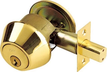 Show details for Yale Deadbolt-Single Cylinder Evoke Series Dimple Key Antique Brass Picture of Yale Deadbolt-Single Cylinder Evoke Series Dimple Key Antique Brass