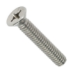 Stainless Steel Machine Screw, Flat Head, Phillips Drive