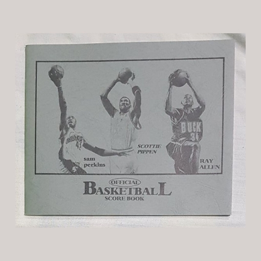 Picture of Small Official Basketball Score Book, U04SOBSB