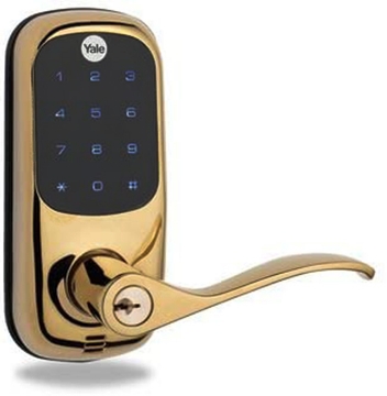 Show details for Yale YRL220, Touchscreen Lever Lock, YRL220 Picture of Yale YRL220, Touchscreen Lever Lock, YRL220
