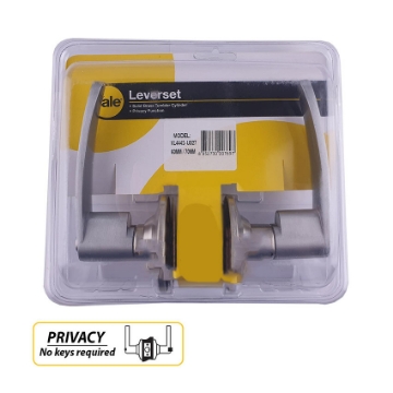 Show details for Yale VL4442 US27, Bathroom Function Essential Series Cylindrical Lever Set, VL4442_US27 Picture of Yale VL4442 US27, Bathroom Function Essential Series Cylindrical Lever Set, VL4442_US27