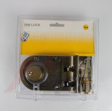 Show details for Yale V198 1/4GL, V198 1/4AB, Rim Lock Deadlock Double Cylinder, V19814GL Picture of Yale V198 1/4GL, V198 1/4AB, Rim Lock Deadlock Double Cylinder, V19814GL